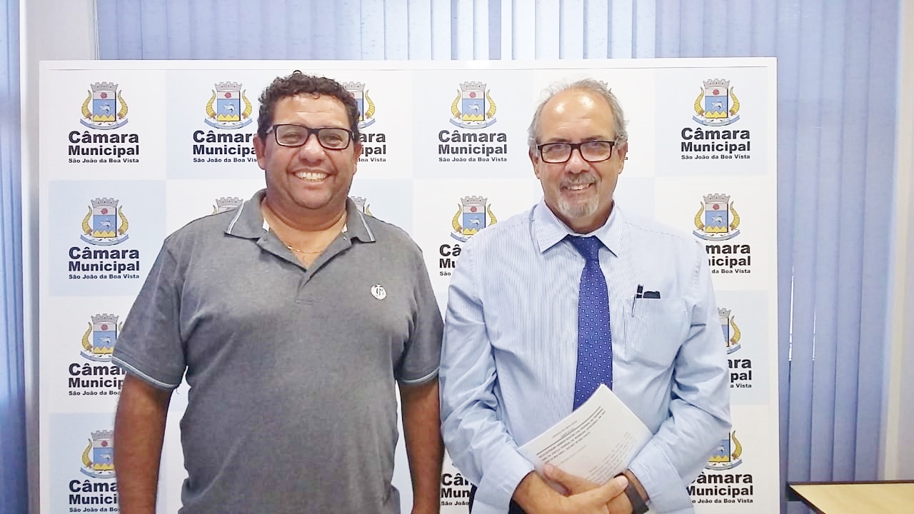 Presidente Bira recebe representante da Associação Bikers Mogiana na Câmara