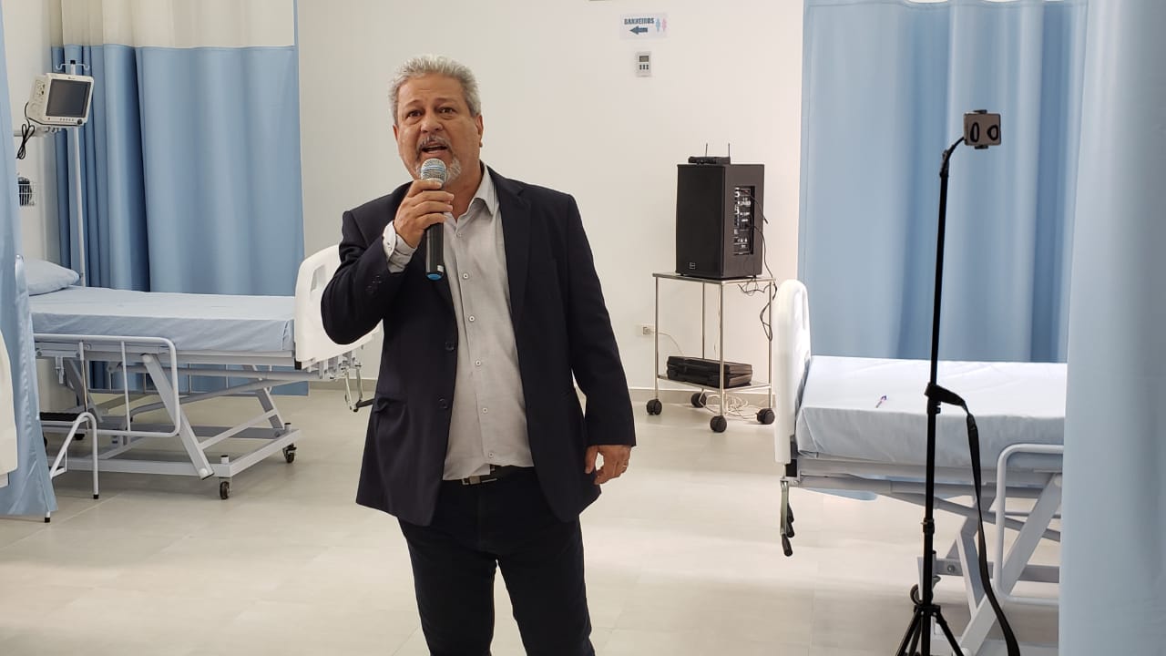 Presidente e vereadores prestigiam ampliação do ambulatório de urgência e emergência da Santa Casa